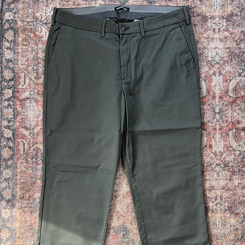 Express Men's Olive Chinos